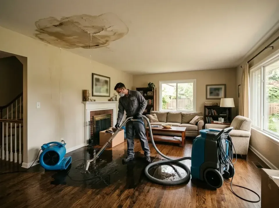 attic-pipe-burst-ceiling-drip-008 — frequently asked questions, Water Damage Restoration & Carpet Care in Polo, IL